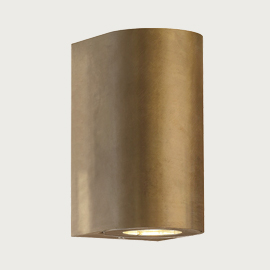 Canto Maxi 2 Wall Light Brass